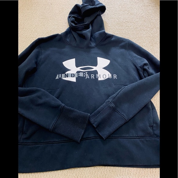 Under Armour Loose Long Neck Hoodie Women’s Small - Picture 6 of 6
